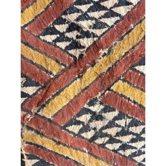 Antique Tribal Skirt Mens African Bark Textiles Kuba Dance - Picture 10 of 16